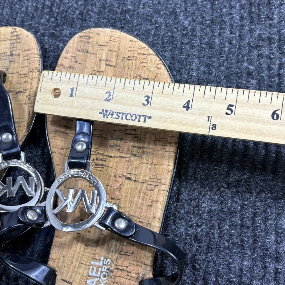 Michael Kors Womens Thong Cork Sandals See Measurements